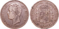 Spain 5 pesetas Amadeao I -