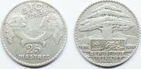 Lebanon 25 piastres 1929 EF