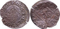 Kingdom of Castille and Leon, Spanish Monarchy Henry IV, Avila mint, A inverted Blanca diamond 1399-1413 ss-vz