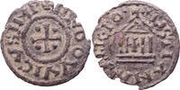 Karolinger, Ludwig der fromme Christiana Religio type denar 814-840 AD ss