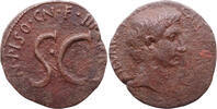 Roman empire, Augustus Piso Cn. F, moneyer AE, As 15BC ss