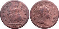 Great Britain George I 1/2 penny 1718 ss/s