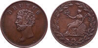 Great Britain, Walthamstow, Essex Half Penny 1809-1810 Brutus ss+ 47.64 £  +  21.67 £ shipping