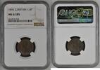 G.BRITAIN 1/4P 1894 NGC MS 62 BN