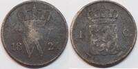 Nederland - Utrecht 1 cent 1824 Willem I F+/VF-