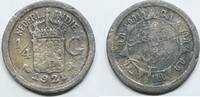 Netherlands East Indies 1/4 Gulden 1921 contemporary forgery F