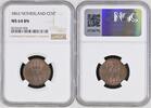 NETHERLAND CENT 1863 NGC MS 64 BN