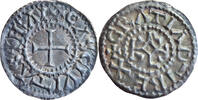 Karolinger - Bayeux denier 843-870 AD Karl der Kahle stpglz-vzgl+