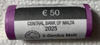 Malta € 50 2025 Gedenkmünzen - Ochse - ROLLE stgl 251.42 £  +  42.48 £ shipping