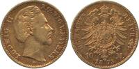 Bayern 10 Mark 1873 Gold Coin D Ludwig II.  520.17 £  +  26.01 £ shipping