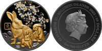 Salomon-Inseln 10$ 5 oz Silver Coin Lunar Series - Year of the Rabbit -