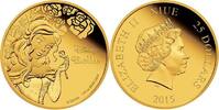 MICKEY MOUSE AND MINNIE MOUSE Disney 100 Years of Wonder 1 Oz Gold Coin  250$ Niue 2023