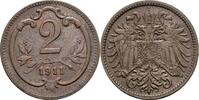 Kaisertum Österreich 2 Heller Franz Joseph I. 1848-1916 -
