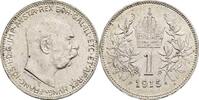 Kaisertum Österreich 1 Krone Kaiser Franz Joseph I. 1848-1916 -