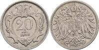 Österreich, Kaiser Franz Joseph I. 20 Heller -