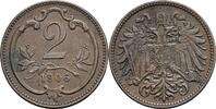 Kaisertum Österreich 2 Heller Franz Joseph I. 1848-1916 -