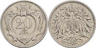 Kaisertum Österreich 20 Heller Franz Joseph I. 1848-1916 -