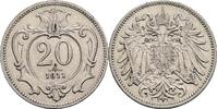 Kaisertum Österreich 20 Heller Franz Joseph I. 1848-1916 -