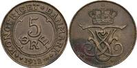 Dänemark 5 Öre Dänemark, Frederik VIII. 1906-1912, 5 Öre 1912 -