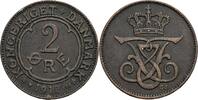 Dänemark 2 Öre Dänemark, Frederik VIII. 1906-1912, 2 Öre 1912 -
