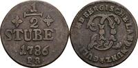 Jülich Berg 1/2 Stüber Karl Theodor 1742-1799 -