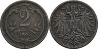 Kaisertum Österreich 2 Heller Franz Joseph I. 1848-1916 -