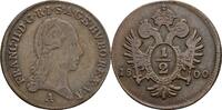 Österreich, Franz II. 1/2 Kreuzer -