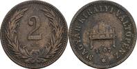 Österreich, Kaiser Franz Joseph I. 2 Filler -