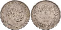 Österreich Habsburg 5 Korona Kaiser Franz Joseph I. -
