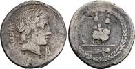 Römisches Reich - Republik Denar L. Rutilius Flaccus -
