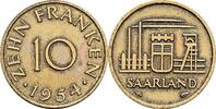 Saarland 10 Franken -