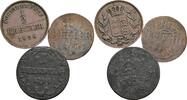 Altdeutschland Lot 3 Stück Münzen -