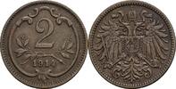 Kaisertum Österreich 2 Heller Kaiser Franz Joseph I. 1848-1916 -