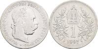Kaisertum Österreich 1 Krone Kaiser Franz Joseph I. 1848-1916 -