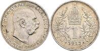 Kaisertum Österreich 1 Krone Kaiser Franz Joseph I. 1848-1916 -