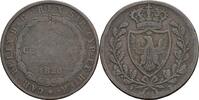 Italien - Sardinien 5 Centesimi Carl Felix 1821-1831 -