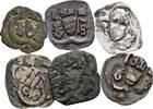 Mittelalter Habsburger Erblande Lot mit 6 Pfennigen Albrecht V. 1411-1439 -