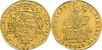 Erzbistum Salzburg Dukat Johann Ernst G. Thun-Hohenstein 1687-1709/ äußerst seltene Jahrgangsrarität RRR! -