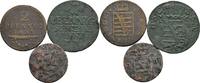 Altdeutschland Lot 3 Stück Kleinmünzen Altdeutschland, Lot 3 Stück Kleinmünzen -
