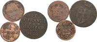 Altdeutschland Lot 3 Stück Kleinmünzen Altdeutschland, Lot 3 Stück Kleinmünzen -
