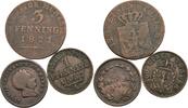 Altdeutschland Lot 3 Stück Kleinmünzen Altdeutschland, Lot 3 Stück Kleinmünzen -