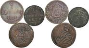 Altdeutschland Lot 3 Stück Kleinmünzen Altdeutschland, Lot 3 Stück Kleinmünzen -