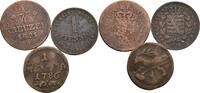 Altdeutschland Lot 3 Stück Kleinmünzen Altdeutschland, Lot 3 Stück Kleinmünzen -