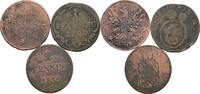 Altdeutschland Lot 3 Stück Kleinmünzen Altdeutschland, Lot 3 Stück Kleinmünzen -