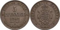Sachsen 5 Pfennige Johann 1854-1873 -