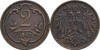 Österreich, Kaiser Franz Joseph I. 2 Heller -