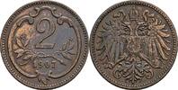 Österreich, Kaiser Franz Joseph I. 2 Heller -