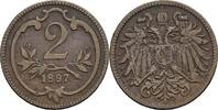 Österreich, Kaiser Franz Joseph I. 2 Heller -