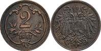 Österreich, Kaiser Franz Joseph I. 2 Heller -