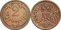 Österreich, Kaiser Franz Joseph I. 2 Heller -